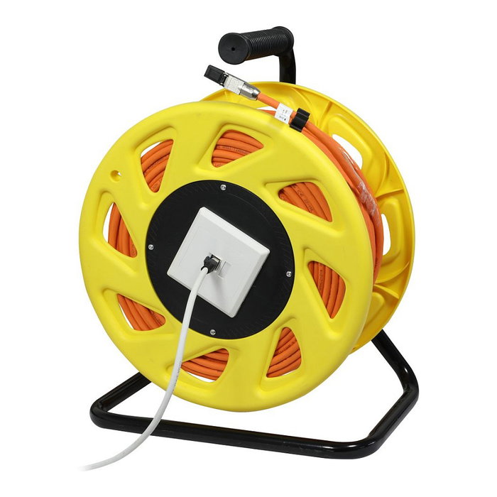 Synergy21 - Carrete de Cable de Red CAT6A/CAT7A 90m, S-STP(S/FTP) con 1 RJ45, LSZH, Rollo para Montaje Synergy21 - Carrete de Cable de Red CAT6A/CAT7A 90m, S-STP(S/FTP) con 1 RJ45, LSZH, Rollo para Montaje