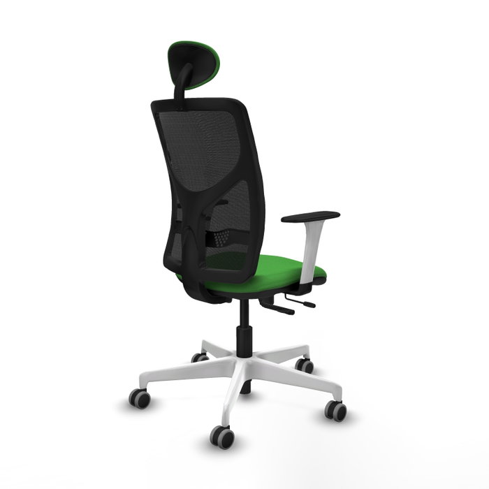 PIQUERAS Y CRESPO Silla de oficina Motilla Verde con mecanismo Sincro/Traslack PIQUERAS Y CRESPO Silla de oficina Motilla Verde con mecanismo Sincro/Traslack