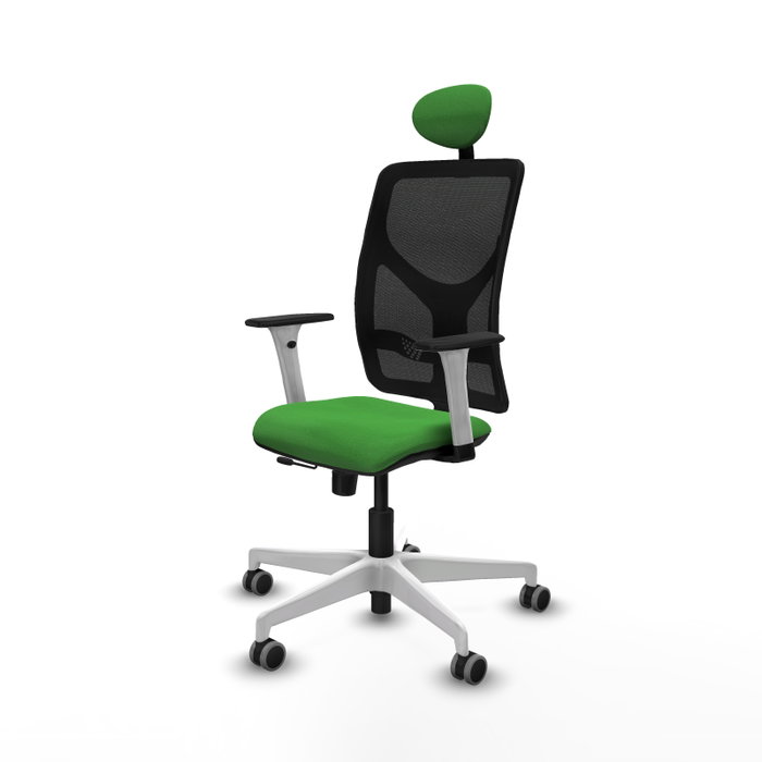 PIQUERAS Y CRESPO Silla de oficina Motilla Verde con mecanismo Sincro/Traslack PIQUERAS Y CRESPO Silla de oficina Motilla Verde con mecanismo Sincro/Traslack