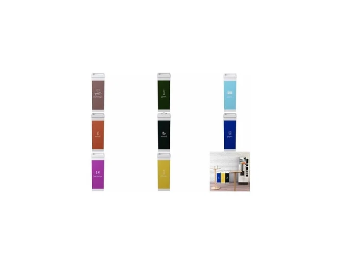 Paperflow Contenedor de reciclaje 60 l Azul
