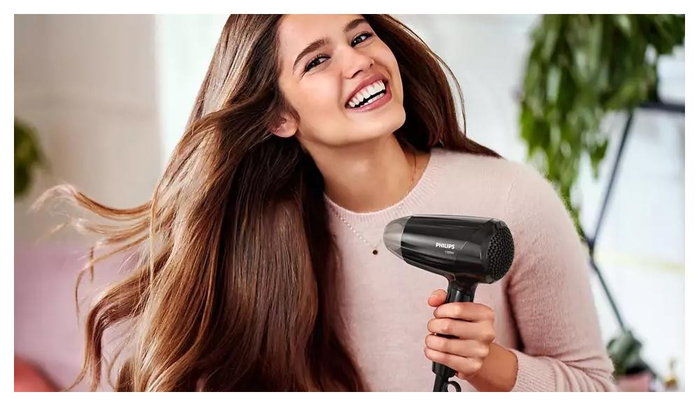 Secador de Pelo Philips Secador compacto de 1200 W 1200W Negro 1200 W