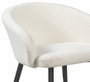 DKD Home Decor Silla Teddy Blanco