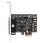 DeLOCK Tarjeta PCI Express a 4 x Serie RS-232, VGA, Negro