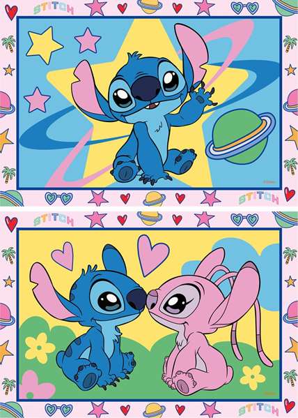 Ravensburger Juego Creart Junior Stitch & Angel con 2 Tablas para Pintar y Pincel Ergonómico, para Niños a Partir de 5 Años Ravensburger Juego Creart Junior Stitch & Angel con 2 Tablas para Pintar y Pincel Ergonómico, para Niños a Partir de 5 Años