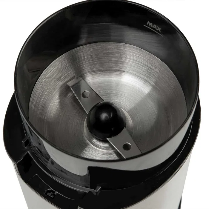 Orbegozo MO 3500 Molinillo de Café 150W Eléctrico, Acero Inoxidable Negro, para Café en Grano, Especias, Semillas y Nueces