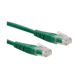 ROLINE Patchkabel Cat6 Clase E UTP Verde 0,5 m