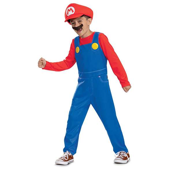 Jakks Pacific Disfraz Super Mario Elevated Fancy Dress Talla XS (3-4 Años)