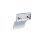 HERRAJES ALK Tirador Zamak Modelo Hoz Distancia 32mm Acabado Efecto Inox