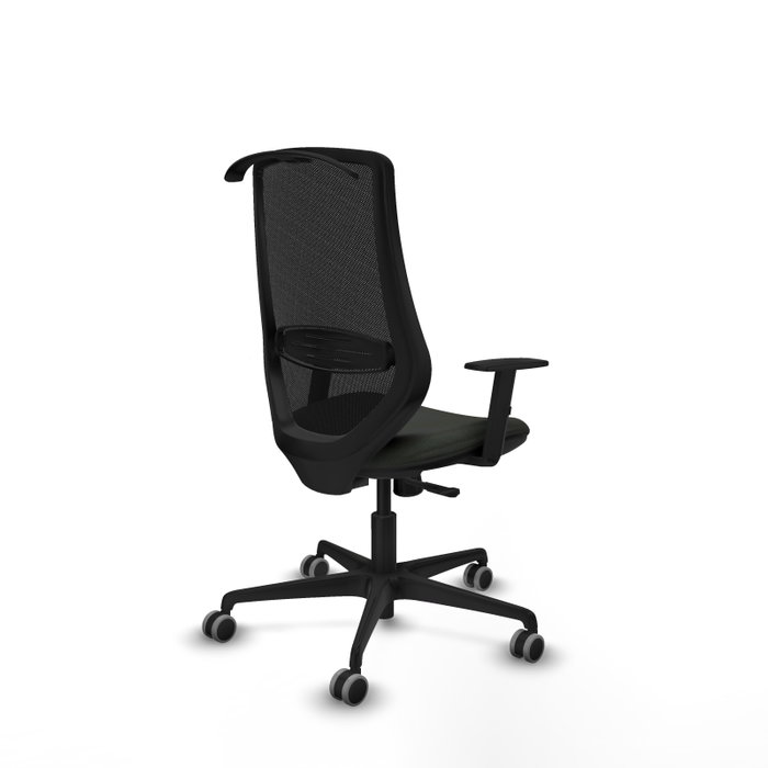 PIQUERAS Y CRESPO Silla de oficina Mardos con mecanismo Sincro y tela negra PIQUERAS Y CRESPO Silla de oficina Mardos con mecanismo Sincro y tela negra