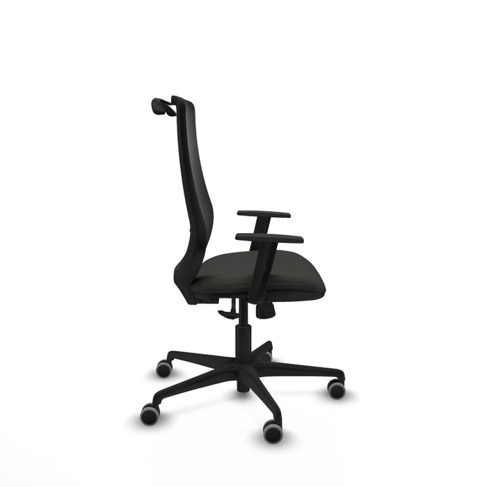 PIQUERAS Y CRESPO Silla de oficina Mardos con mecanismo Sincro y tela negra PIQUERAS Y CRESPO Silla de oficina Mardos con mecanismo Sincro y tela negra