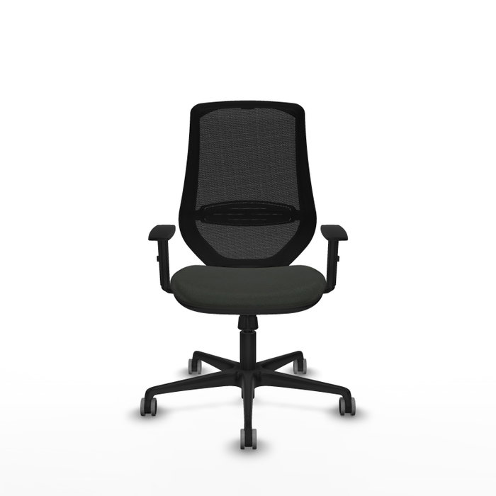 PIQUERAS Y CRESPO Silla de oficina Mardos con mecanismo Sincro y tela negra PIQUERAS Y CRESPO Silla de oficina Mardos con mecanismo Sincro y tela negra