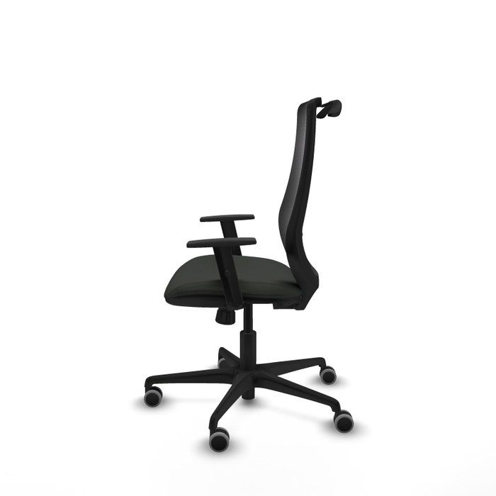 PIQUERAS Y CRESPO Silla de oficina Mardos con mecanismo Sincro y tela negra PIQUERAS Y CRESPO Silla de oficina Mardos con mecanismo Sincro y tela negra