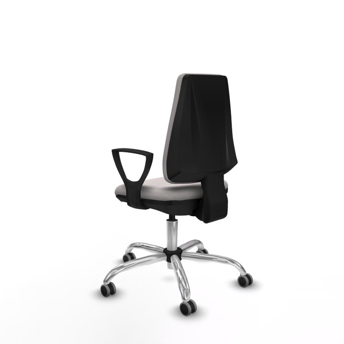 PIQUERAS Y CRESPO Silla de oficina Elche Blanca con Brazos Fijos PIQUERAS Y CRESPO Silla de oficina Elche Blanca con Brazos Fijos