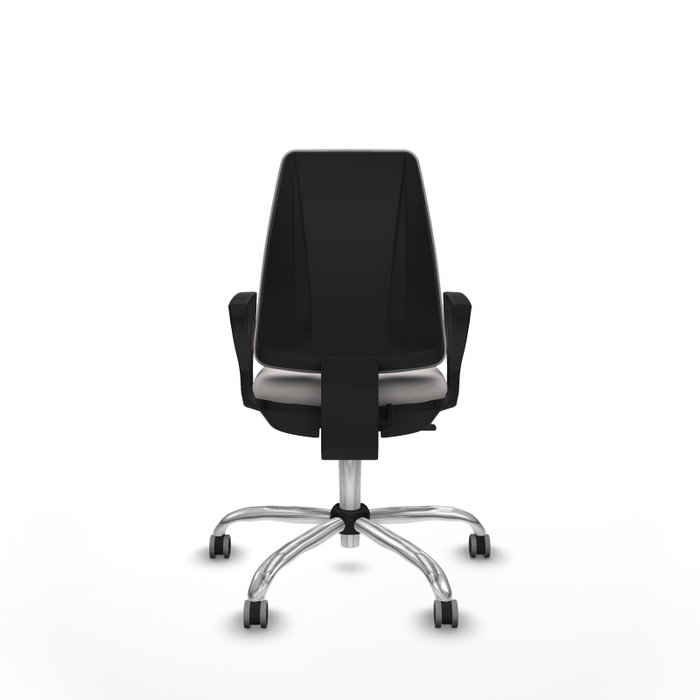 PIQUERAS Y CRESPO Silla de oficina Elche Blanca con Brazos Fijos PIQUERAS Y CRESPO Silla de oficina Elche Blanca con Brazos Fijos