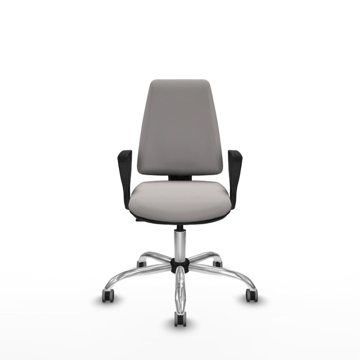 PIQUERAS Y CRESPO Silla de oficina Elche Blanca con Brazos Fijos PIQUERAS Y CRESPO Silla de oficina Elche Blanca con Brazos Fijos