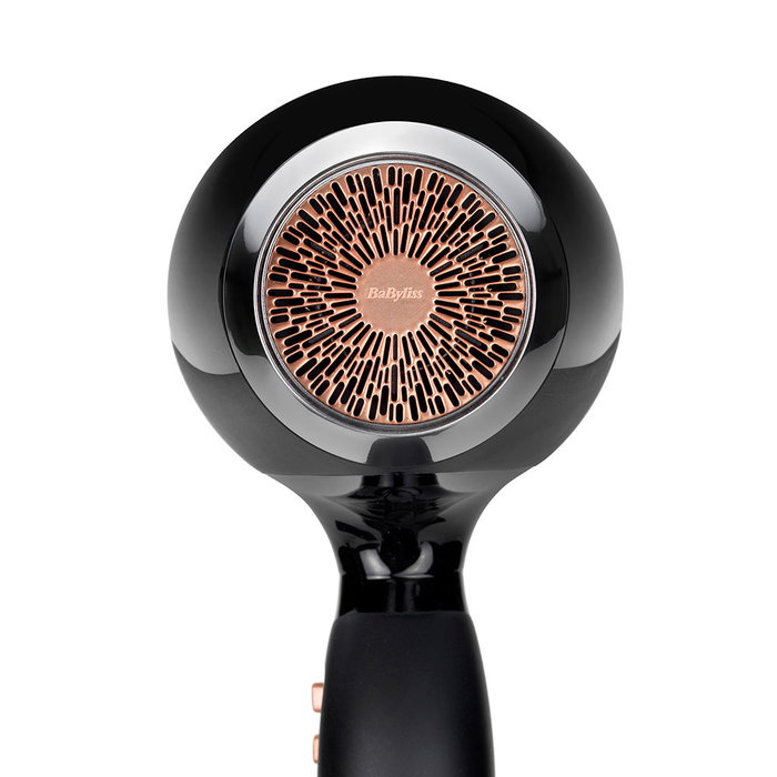 Babyliss 6716DE Secador de Pelo Air Power Pro 2300W con Tecnología Iónica, Boquilla y Difusor, Flujo de Aire 122 km/h, Hecho en Italia