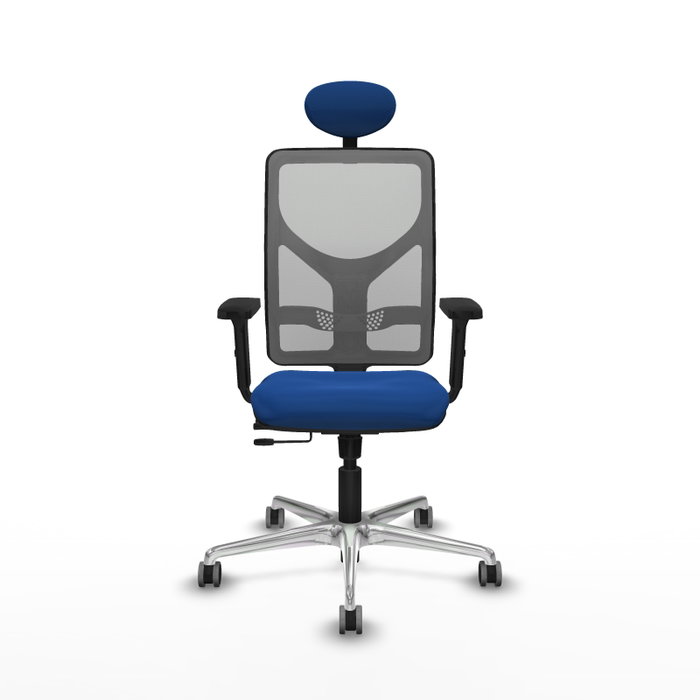 PIQUERAS Y CRESPO Silla de oficina Motilla con Mecanismo Sincro/Traslack Azul y Gris PIQUERAS Y CRESPO Silla de oficina Motilla con Mecanismo Sincro/Traslack Azul y Gris