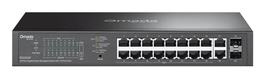 TP-Link Omada ES220GP Switch Gestionado Gigabit Ethernet 10/100/1000, Energía sobre Ethernet (PoE), Negro