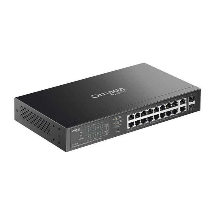 TP-Link Omada ES220GP Switch Gestionado Gigabit con 18 Puertos PoE+