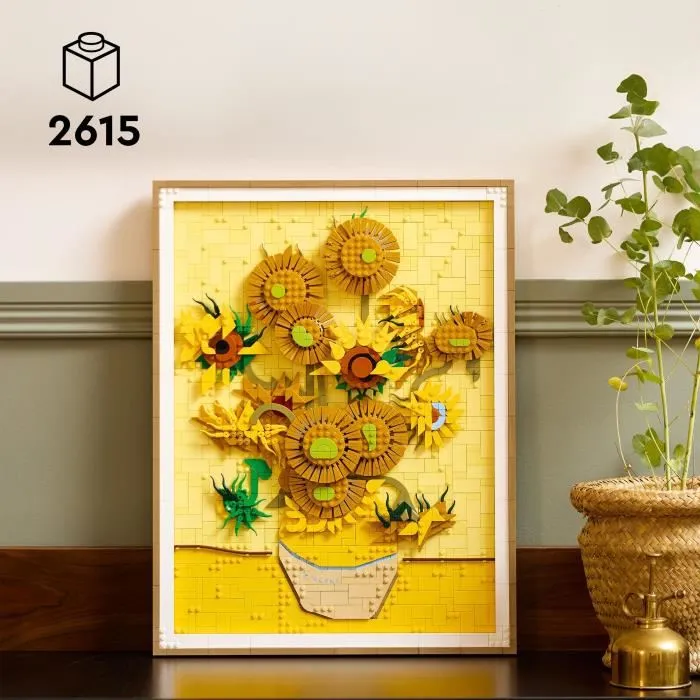 Lego 31215 Vincent van Gogh Girasoles - Arte mural, Construcción para adultos