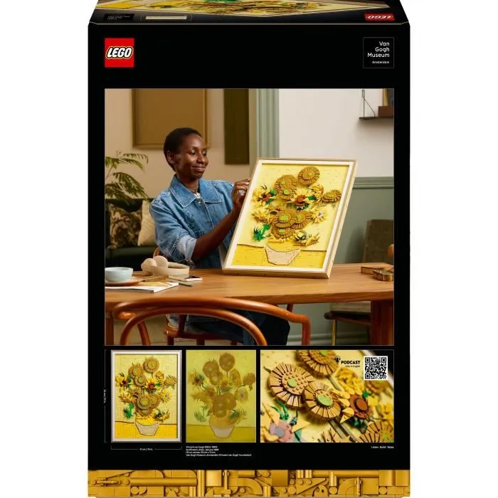 Lego 31215 Vincent van Gogh Girasoles - Arte mural, Construcción para adultos