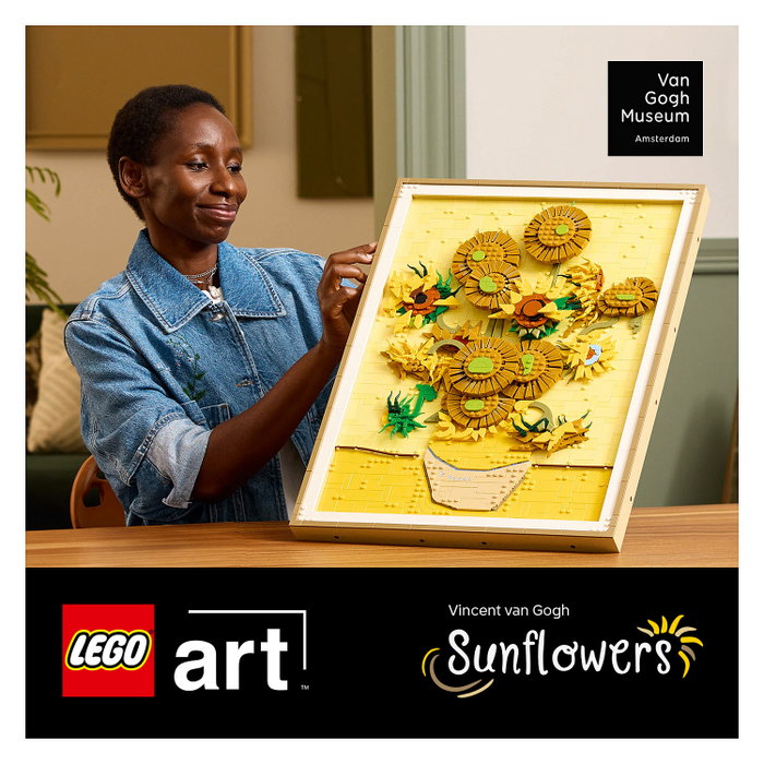 LEGO 31215 Art Vincent van Gogh - Sonnenblumen, Juego de construcción 2615 piezas, 18 años