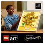 LEGO 31215 Art Vincent van Gogh - Sonnenblumen, Juego de construcción 2615 piezas, 18 años