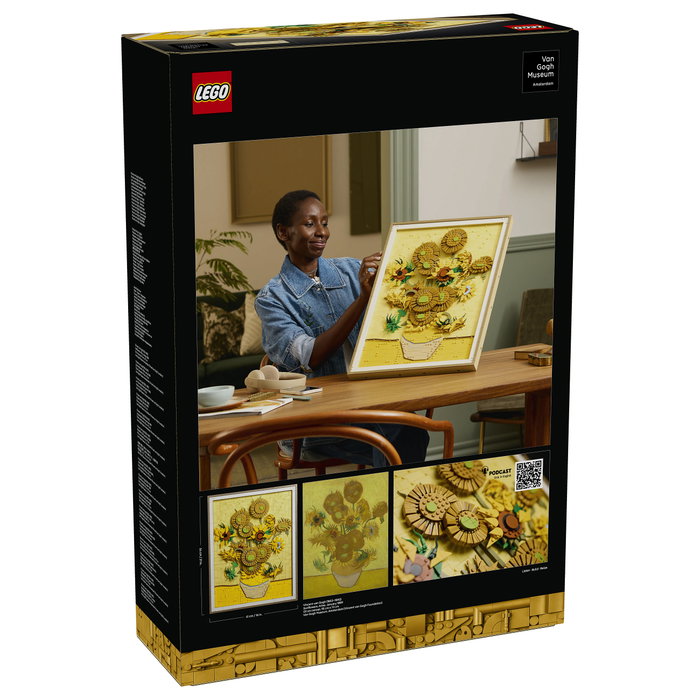 LEGO 31215 Art Vincent van Gogh - Sonnenblumen, Juego de construcción 2615 piezas, 18 años
