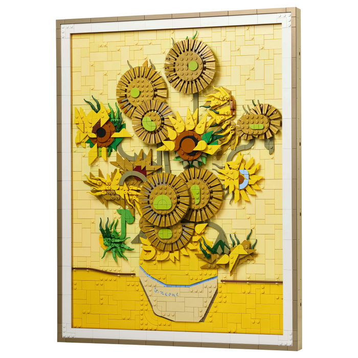 LEGO 31215 Art Vincent van Gogh - Sonnenblumen, Juego de construcción 2615 piezas, 18 años