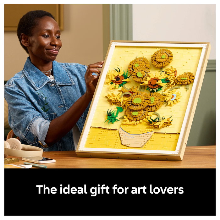 LEGO 31215 Art Vincent van Gogh - Sonnenblumen, Juego de construcción 2615 piezas, 18 años