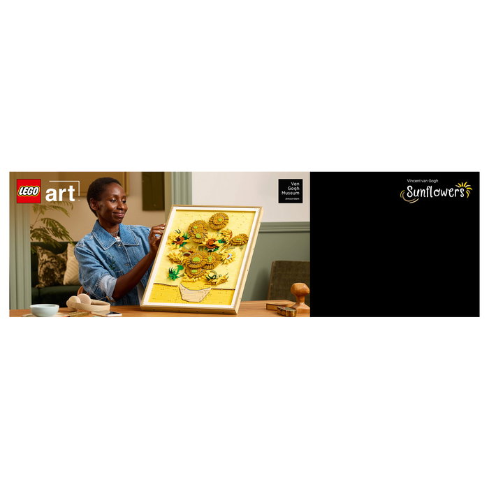 LEGO 31215 Art Vincent van Gogh - Sonnenblumen, Juego de construcción 2615 piezas, 18 años
