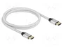 DeLOCK Cable HDMI Ultra High Speed 48 Gbps 8K 60 Hz Plata 1 m
