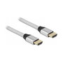 DeLOCK Cable HDMI Ultra High Speed 8K 60Hz 48Gbps 1m Plata