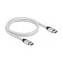 DeLOCK Cable HDMI Ultra High Speed 8K 60Hz 48Gbps 1m Plata