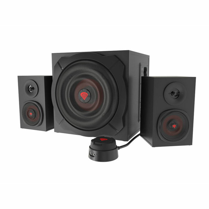 GENESIS Helium 610BT Altavoces 2.1 Bluetooth 60W Negro, Rojo GENESIS Helium 610BT Altavoces 2.1 Bluetooth 60W Negro, Rojo