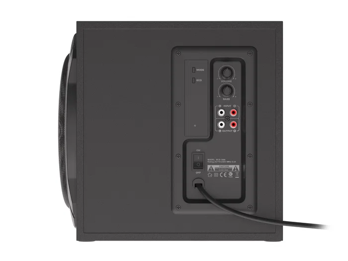 Genesis Helium 610BT 60W RMS 2.1 Bluetooth Negro, Rojo
