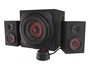 Genesis Helium 610BT 60W RMS 2.1 Bluetooth Negro, Rojo