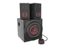 Genesis Helium 610BT 60W RMS 2.1 Bluetooth Negro, Rojo