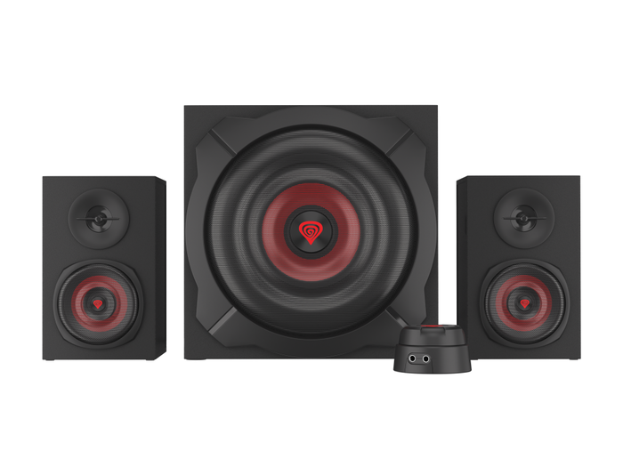 GENESIS Helium 610BT Conjunto de Altavoces 2.1 Bluetooth 60W PC/Portátil Negro, Rojo GENESIS Helium 610BT Conjunto de Altavoces 2.1 Bluetooth 60W PC/Portátil Negro, Rojo