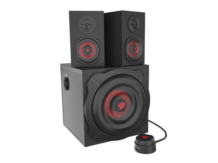GENESIS Helium 610BT Conjunto de Altavoces 2.1 Bluetooth 60W PC/Portátil Negro, Rojo GENESIS Helium 610BT Conjunto de Altavoces 2.1 Bluetooth 60W PC/Portátil Negro, Rojo