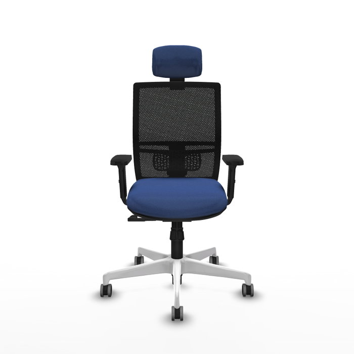 PIQUERAS Y CRESPO Silla de oficina Yunquera con mecanismo Sincro, Azul marino y Negro PIQUERAS Y CRESPO Silla de oficina Yunquera con mecanismo Sincro, Azul marino y Negro