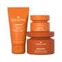 Origins Ginzing Energizing Moisturizer - Crema Rica Energizante de Hidratación 72h para Piel Seca y Apagada con Niacinamida - Estuche 3 pz (50ml + 15ml + 30ml)
