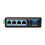 LogiLink Industrial Gigabit Ethernet Switch, 4-Port 1000 Mbps + 1 port SFP