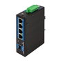 LogiLink Industrial Gigabit Ethernet Switch, 4-Port 1000 Mbps + 1 port SFP
