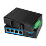 LogiLink Industrial Gigabit Ethernet Switch, 4-Port 1000 Mbps + 1 port SFP