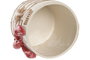 DKD Home Decor Macetero Mediterraneo Crema Rojo 17 x 15.5 x 19 cm Ceramica