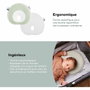 Babymoov Reposacabezas Bebé Cosyhead Algodón Orgánico Certificado Oeko-Tex Verde Salvia Fresco BAB3661276188624