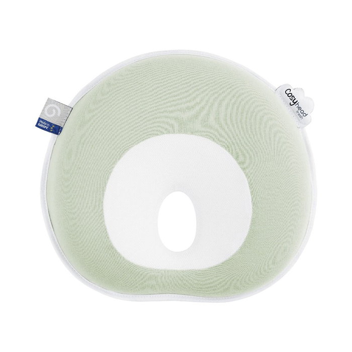Babymoov Reposacabezas Bebé Cosyhead Algodón Orgánico Certificado Oeko-Tex Verde Salvia Fresco BAB3661276188624