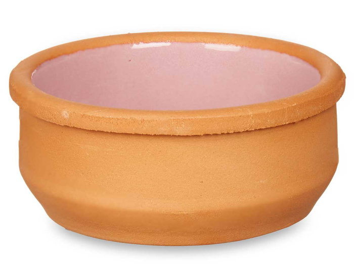 La Dehesa Set 6 Cazuelas Barro 8 cm Color Rosa (Set de 10)