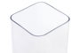 DKD Home Decor Jarrón de Cristal Transparente 10,5x10,5x40 cm